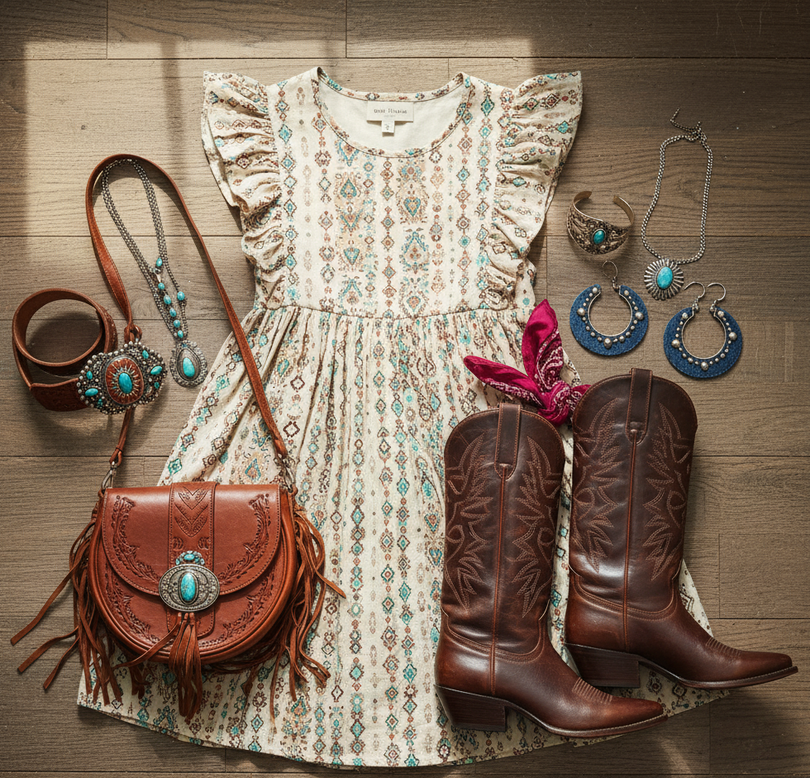Short Dresses and Cowboy Boots: The Unexpected Combo You’ll Love