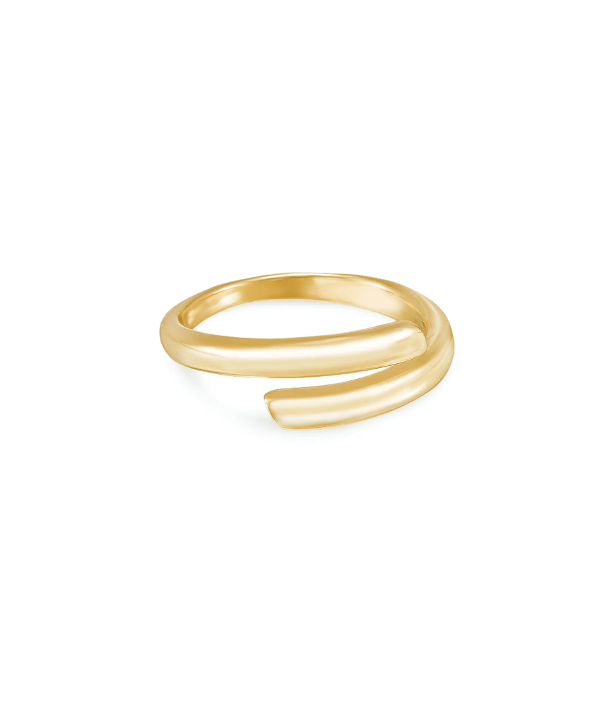 Gold Plated Wrap Ring