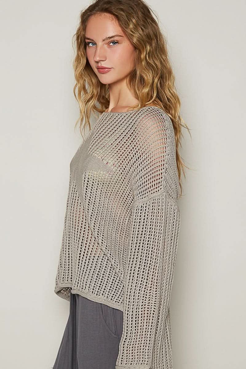 Women's Long Sleeve Star Sweater