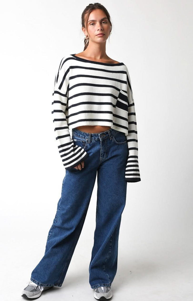 Oversized Striped Sweater