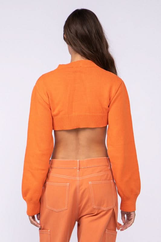 Cropped Sweater Top