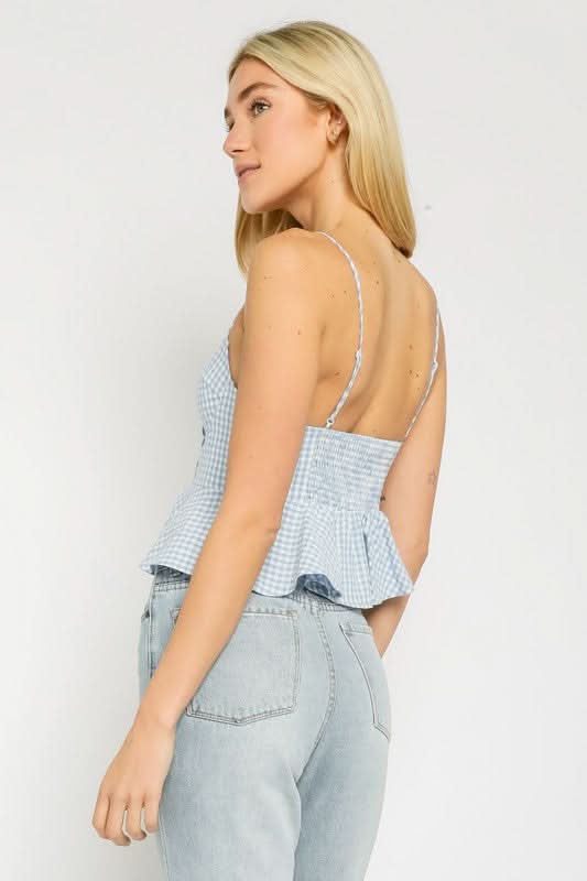 Cute Gingham Top
