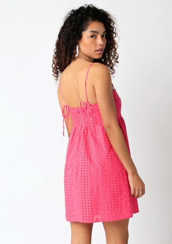 Hot Pink Mini Dress