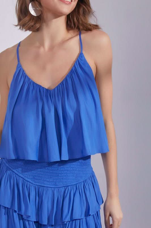 Blue Romper Dress