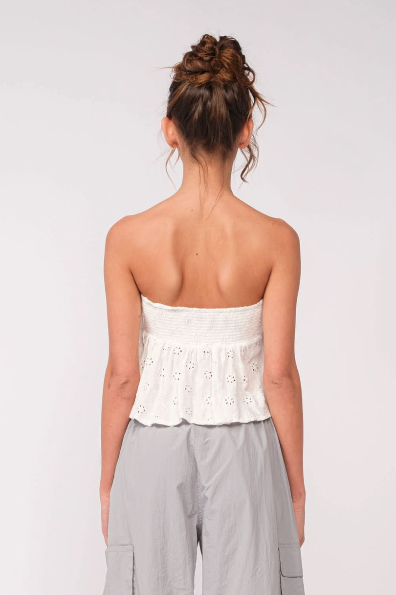 White Crop Tops