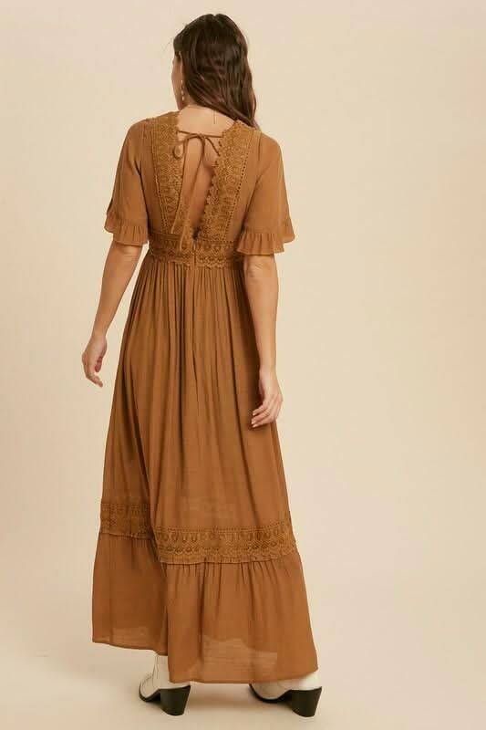 Camel Maxi Dress