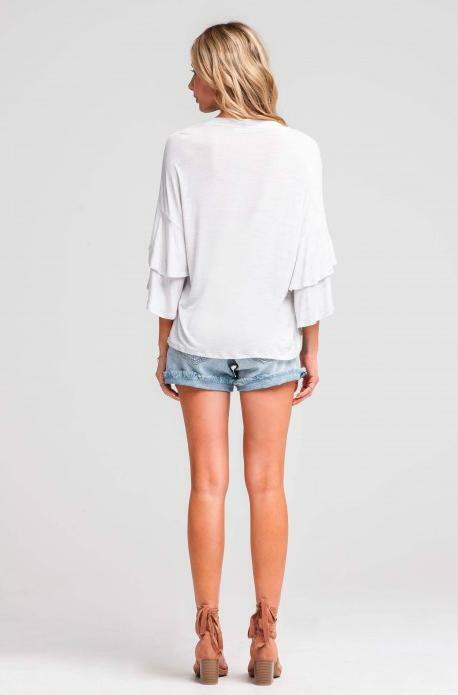 Tiered Bell Sleeve Top 