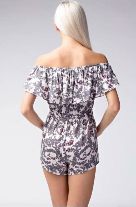 Floral Ruffle Romper