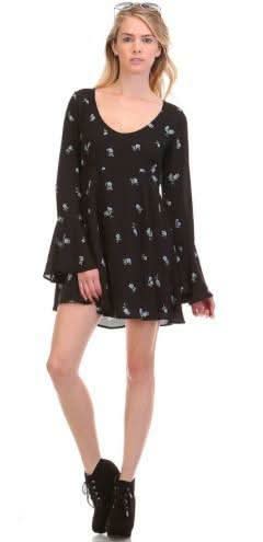 Long Sleeve Floral Dresses