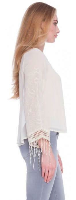 Crochet Sleeve Blouse