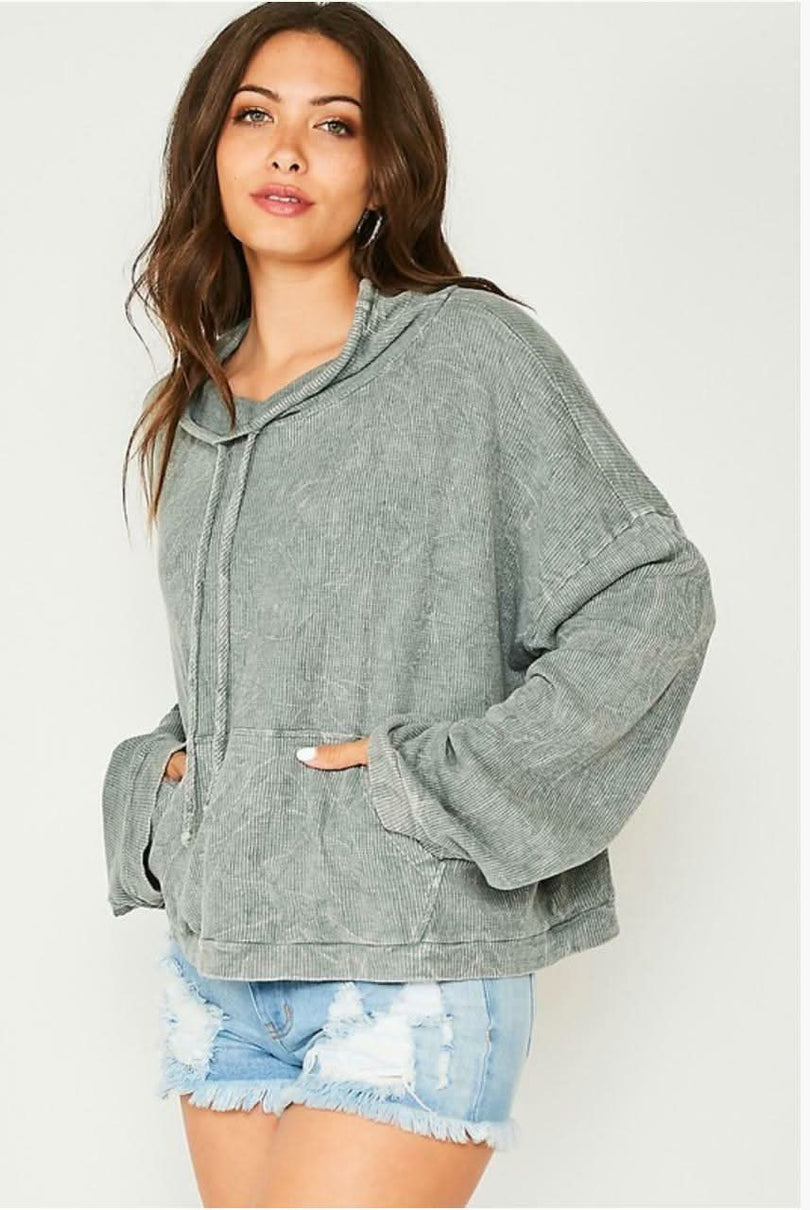 Amy Seagrass Cowl Neck Pullover -  BohoPink