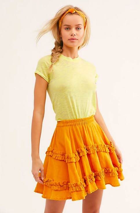 We The Free Yellow Night Sky Tee