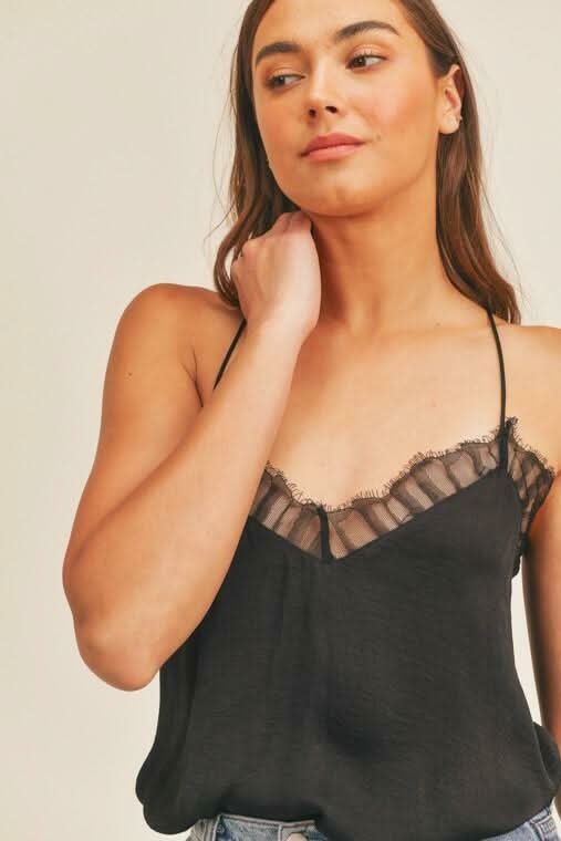 Black Cami Tops