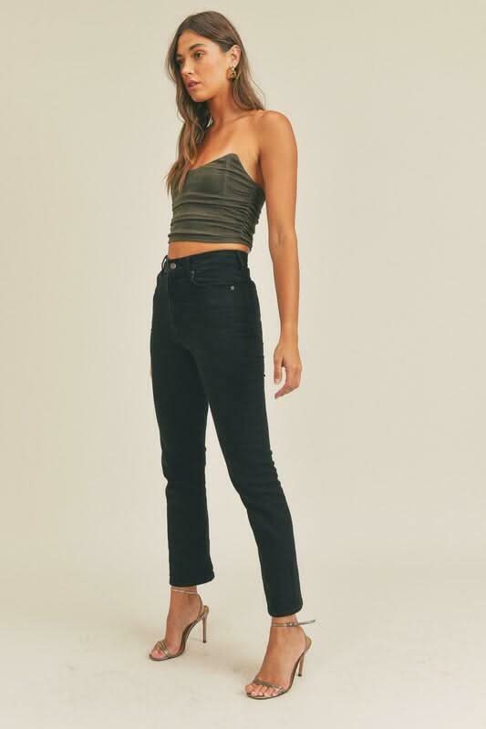 Olive Tube Top