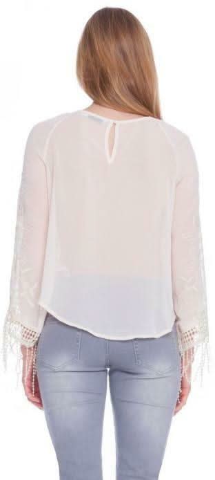 Crochet Sleeve Top