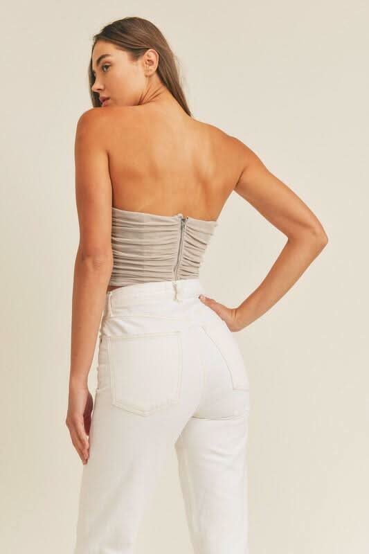 Strapless Crop Tops