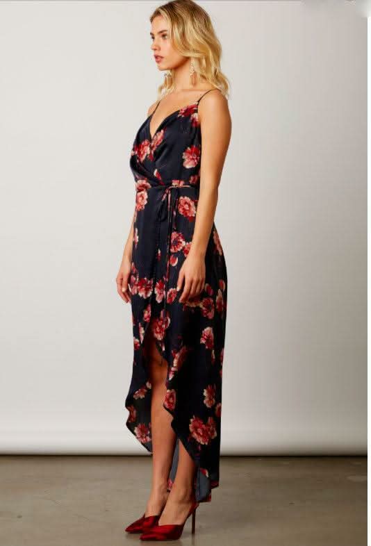 Floral Wrap Maxi Dresses