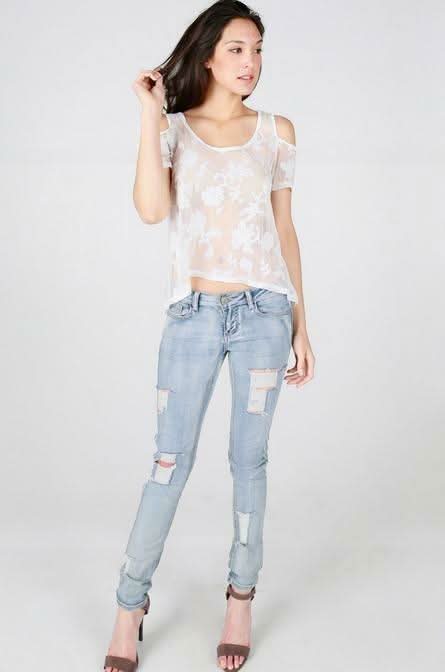 White Lace Top