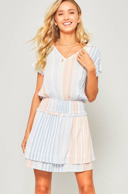 Cute Striped Casual Dresses