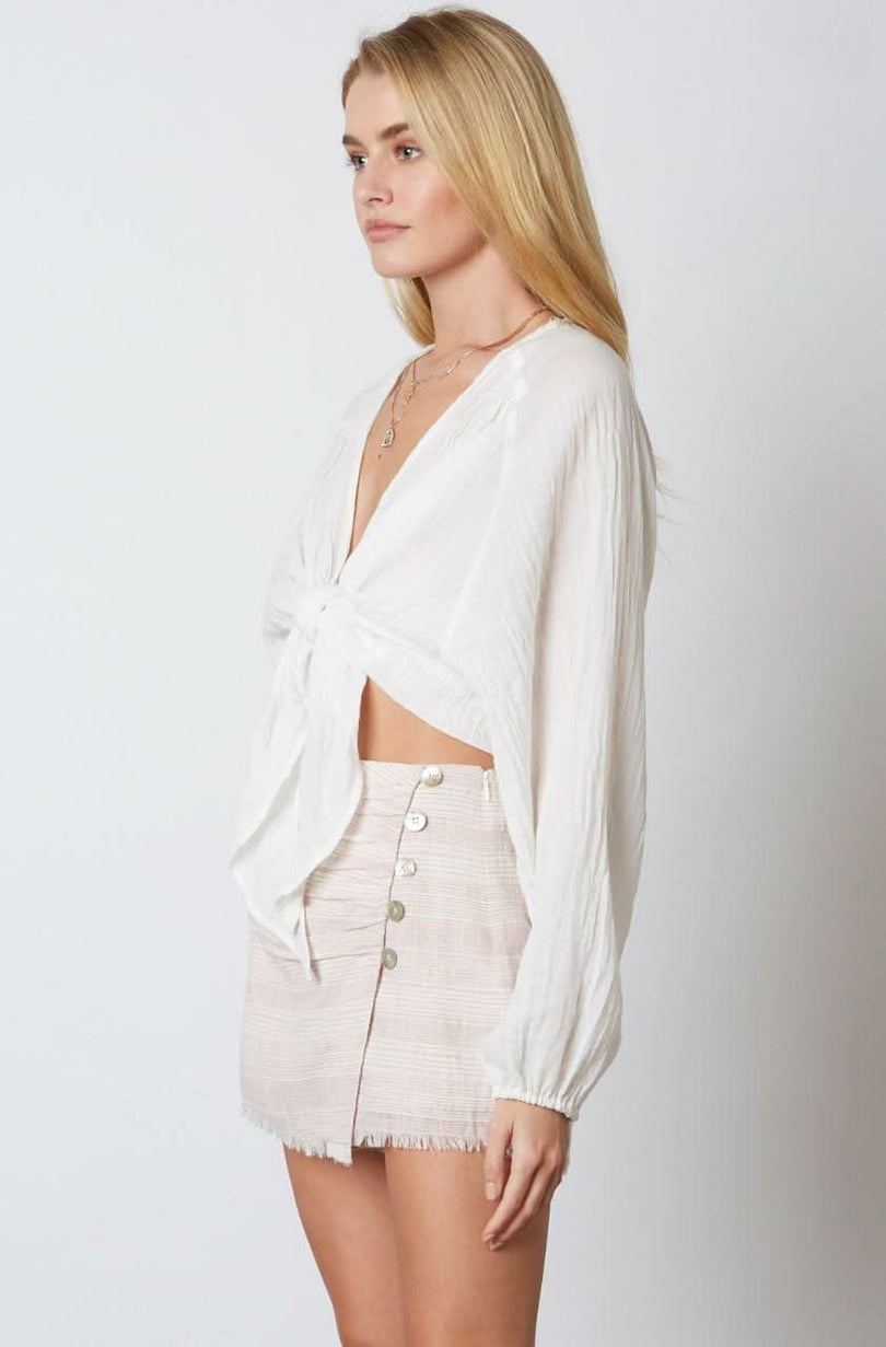 Pink Striped Skort