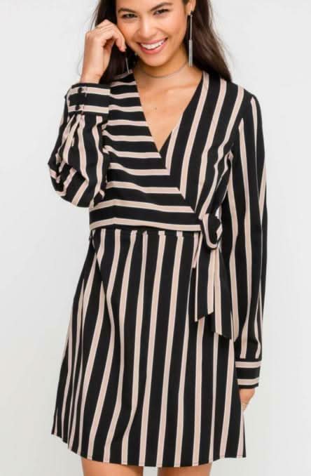 Striped Mini Dresses