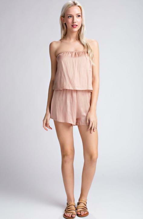 Strapless Rompers