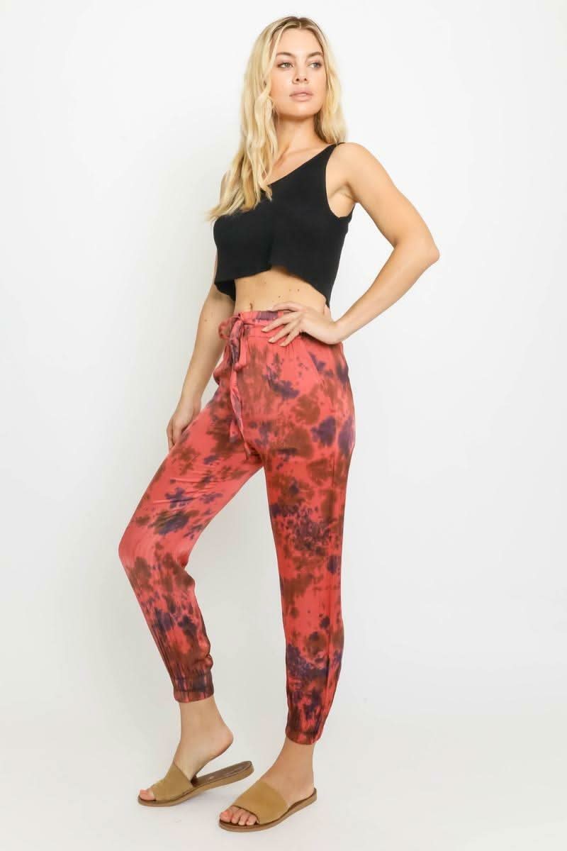 Satin Jogger Pants