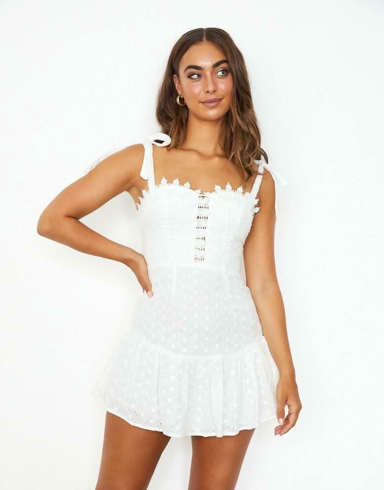White Bohemian Dresses