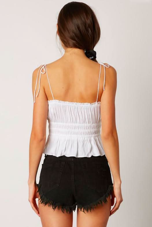 Cute White Crop Tops