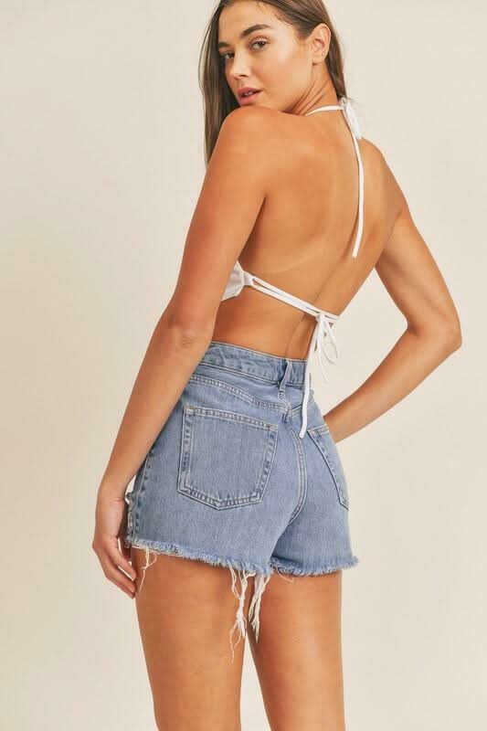 White Crop Top