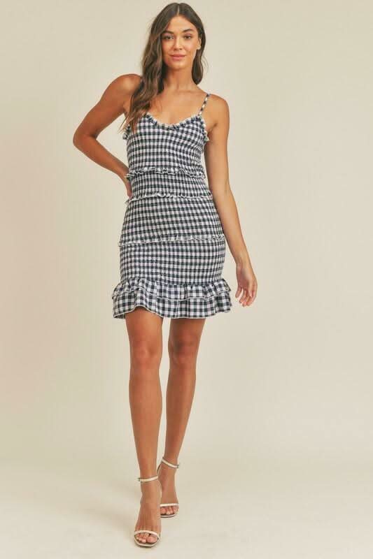 Smocked Ruffle Mini Dresses