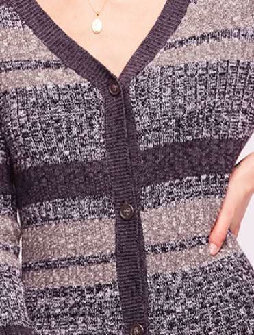 Free People Black Cozy Up Cardigan Dress -  BohoPink