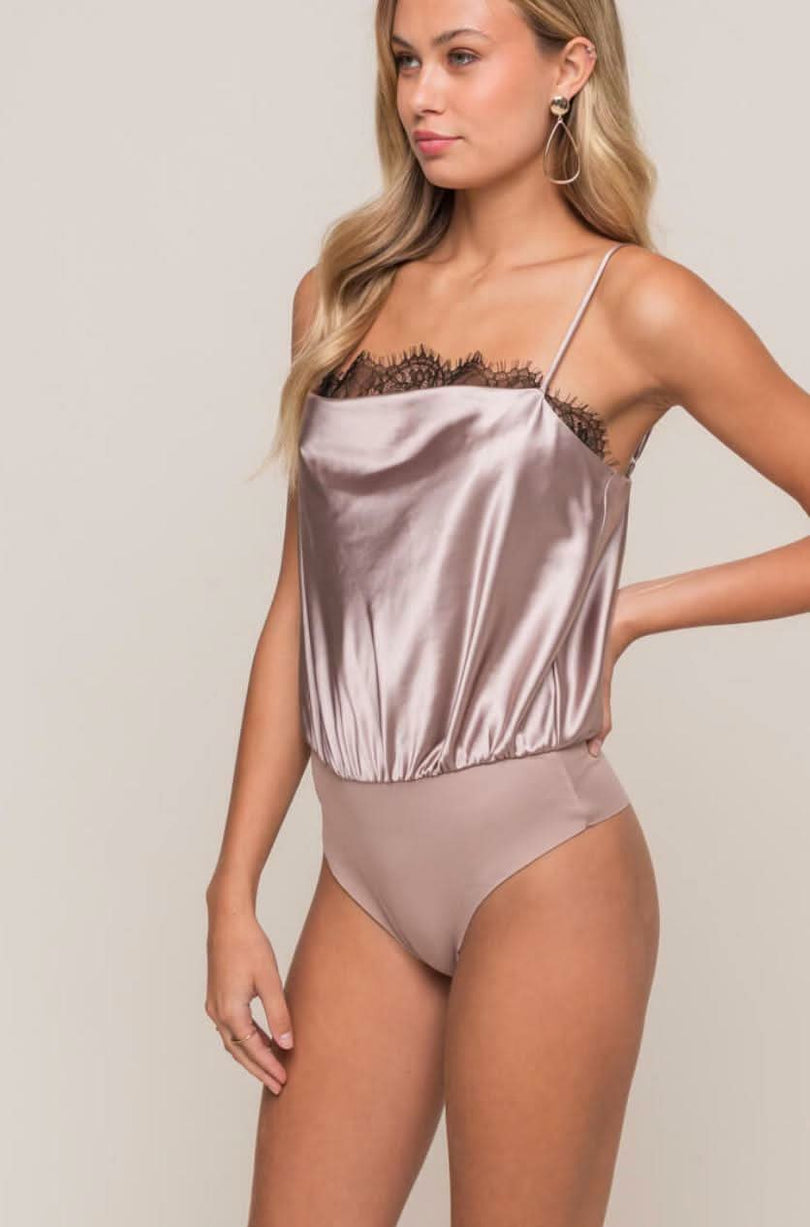 Satin Cami Bodysuit