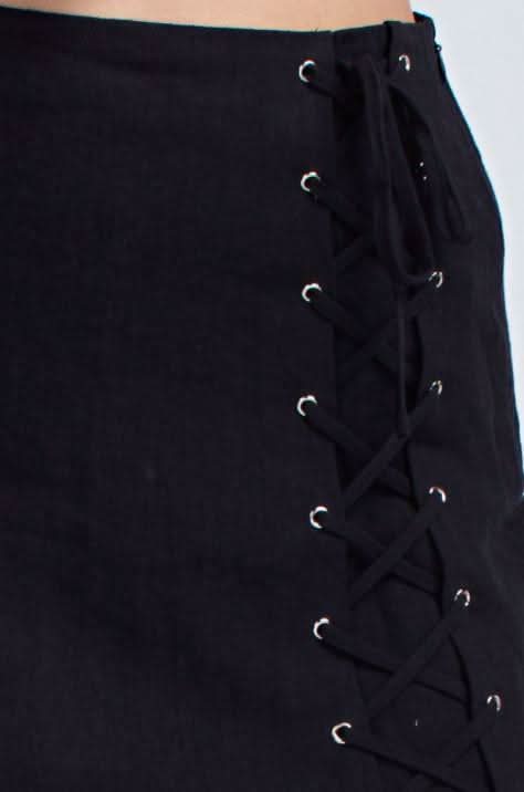 Lace up Skirt