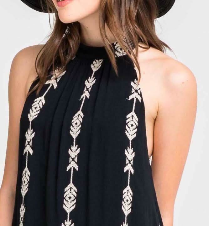 Mock Neck Shift Dresses