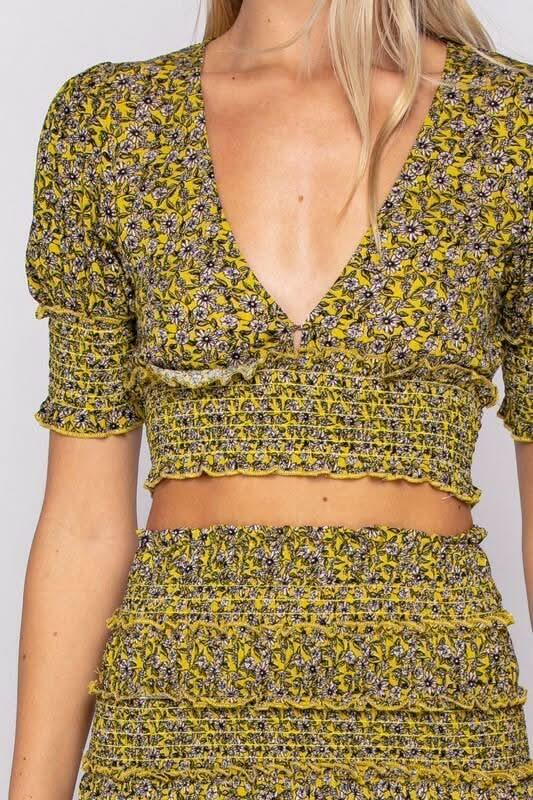 smocked mini dresses