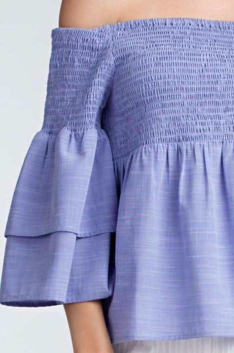 Off-the-Shoulder Top -  BohoPink