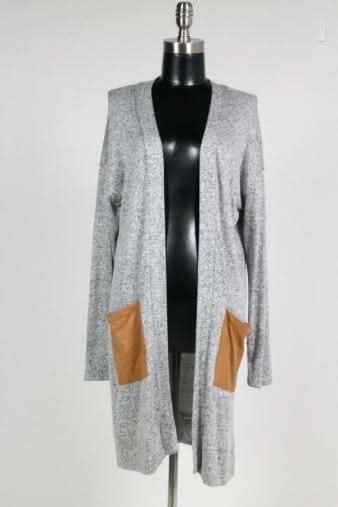 Grey Cardigan Long