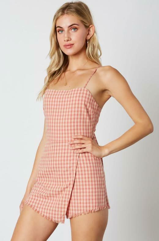 Gingham Romper