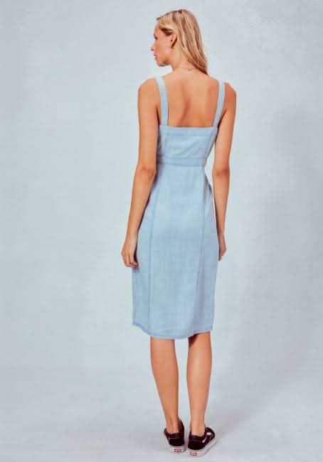 Tencel Denim Pinafore Dress