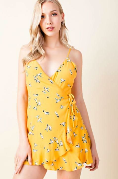Yellow Romper Dresses