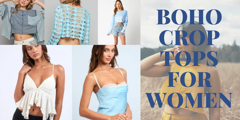 Boho Crop Tops for Women