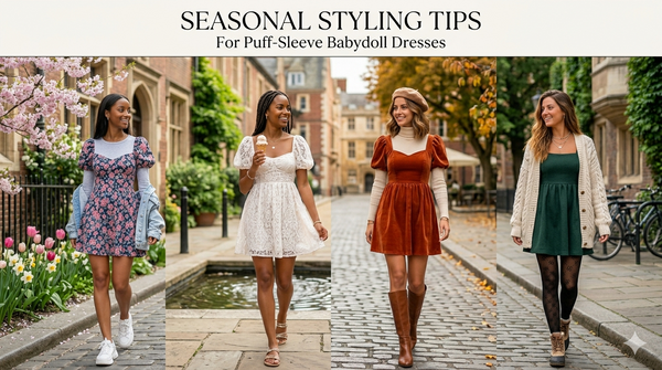 Seasonal Styling Tips for Puff Sleeve Babydoll Dresses
