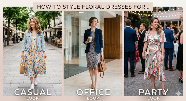 How to Style Floral Dresses for Casual, Office, and Party Looks