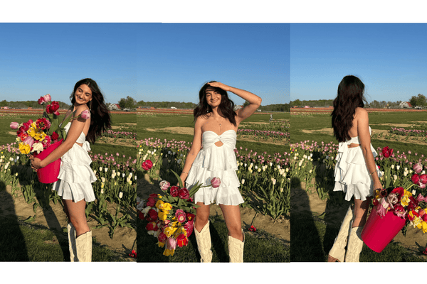 How to Wear a White Boho Dress Without It Looking Too Bridal