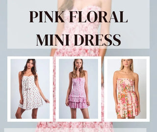 pink floral mini dress boho pink