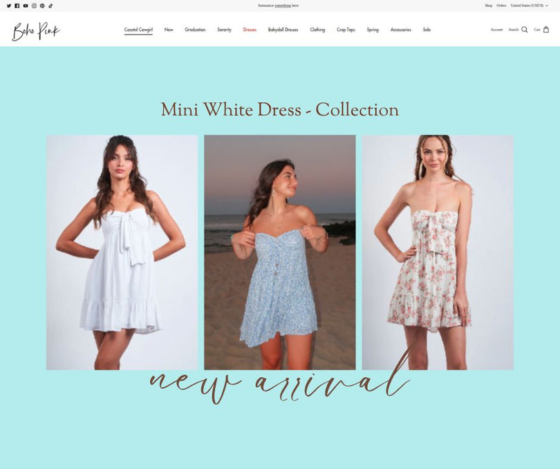 Woman Needs a Mini White Dress This Spring/Summer
