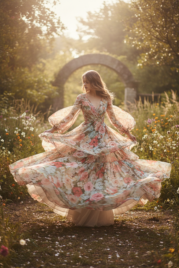 Pretty in Pink: Floral Dresses That Bloom With Every Step