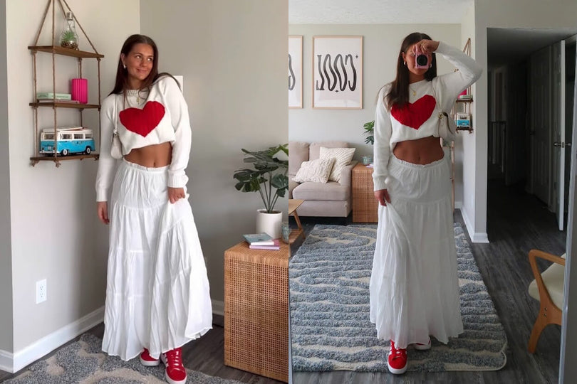 maxi skirt spring transition styling guide