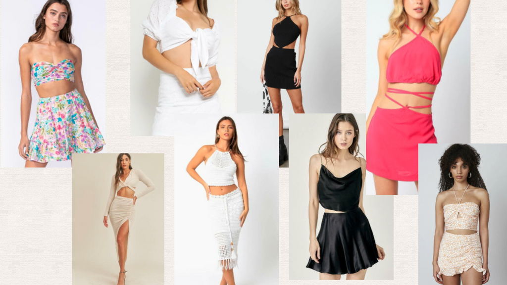 two piece mini dress